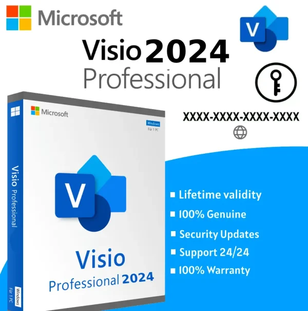 Microsoft Visio Professional 2024 key