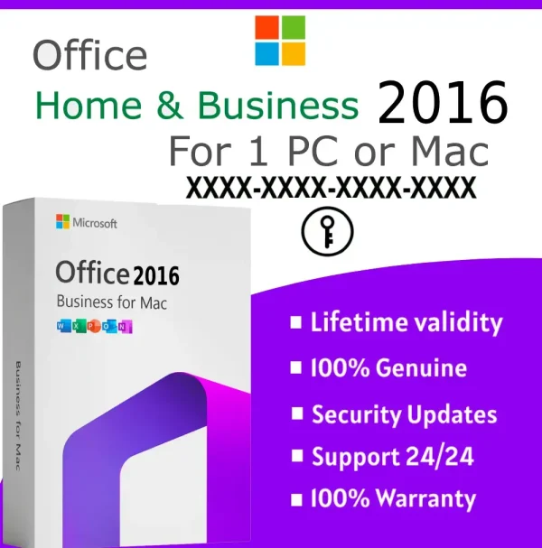 Microsoft Office 2016 HB for Mac