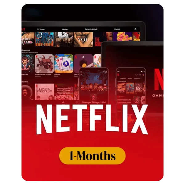 1 Month Netflix Premium Subscription