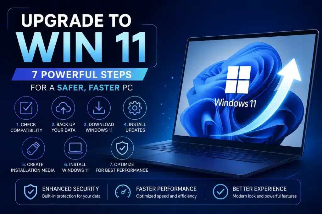 Upgrade to Win 11: 7 Powerful Steps for a Safer, Faster PC