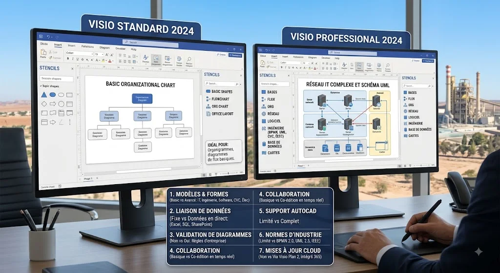 Visio Standard vs Professional 1