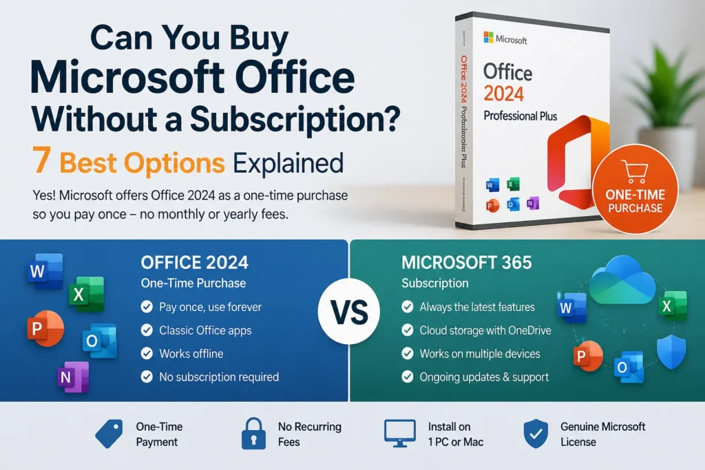 Can You Buy Microsoft Office Without a Subscription?